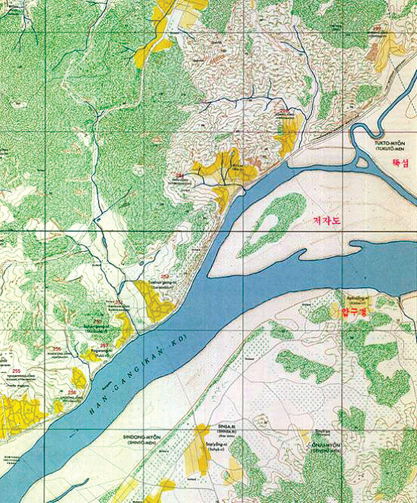 사진1: 1946년 지도(출처:  https://blog.naver.com/jawkoh/220900133145)